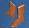 Toggled Calf Boots Hand-stitched Footwear